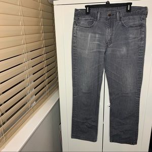Levi’s 514 Straight Fit Gray Rinse Denim Jeans